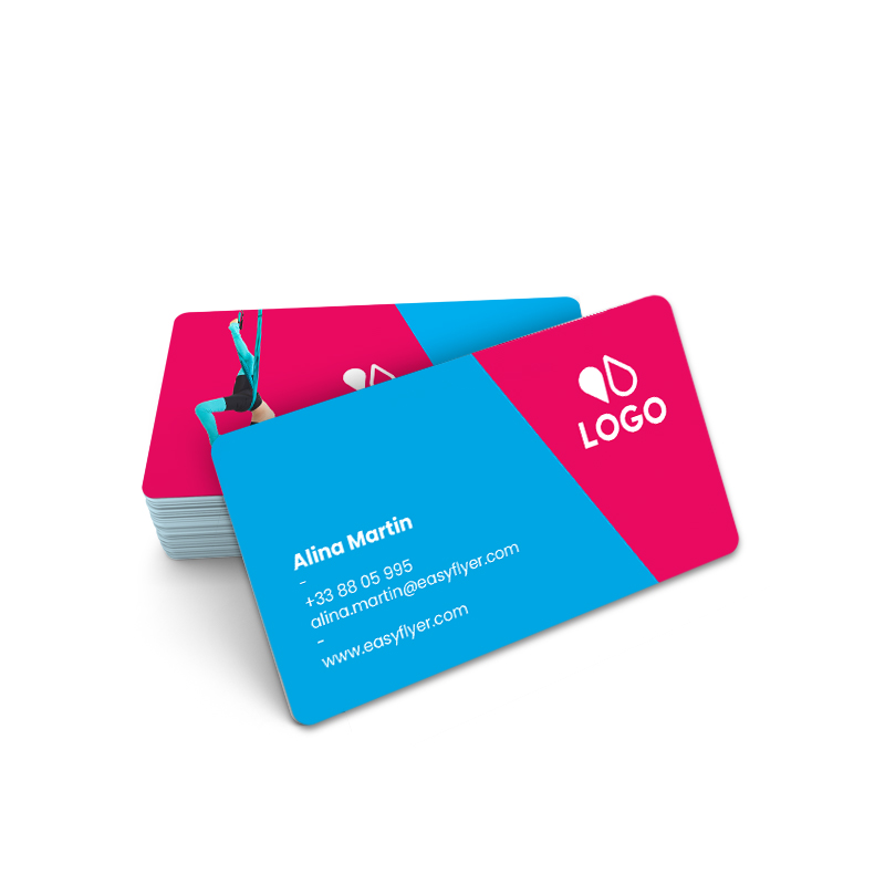 500.00000 Cartes De Visite Coins Arrondis | Cartes De Visite Personnalisées 8.5 x 5.5 cm - Easyflyer